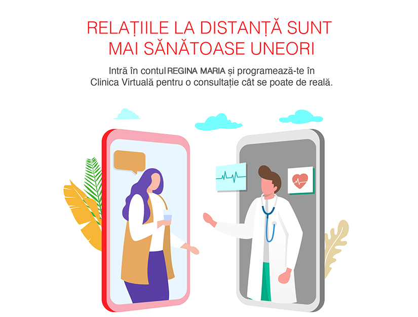 Reteaua de sanatate REGINA MARIA lanseaza Clinica Virtuala, platforma de consultatii medicale online