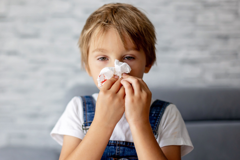 copil cu gripa
