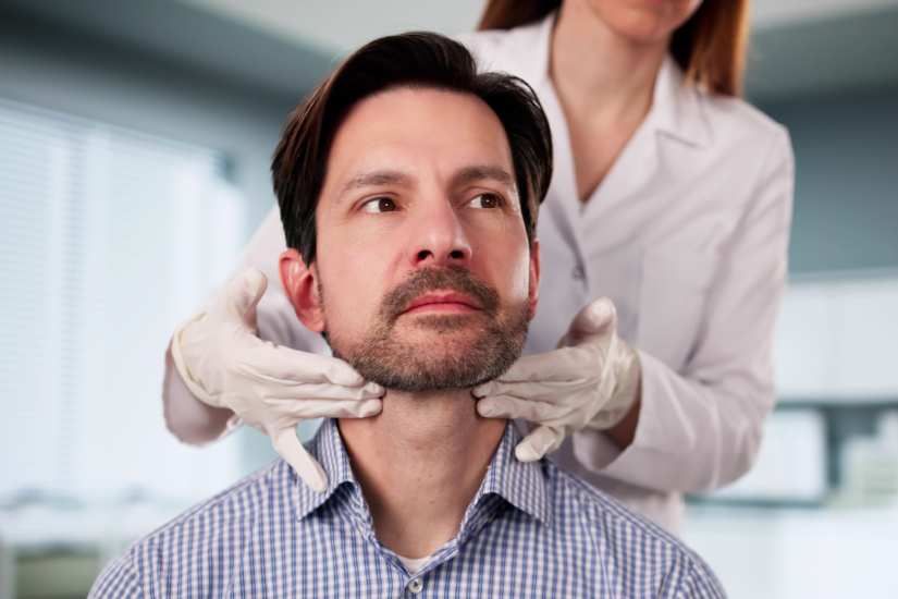 Masajul glandei salivare