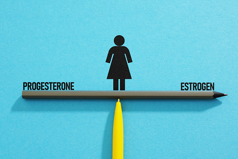 Echilibru între estrogen și progesteron