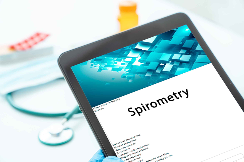Spirometria are rolul de a testa funcția pulmonară
