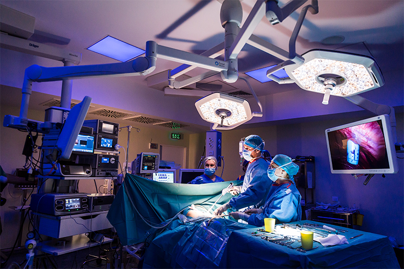 In Ponderas Academic Hospital, chirurgii toracici opereaza bronsiectaziile localizate prin chirurgie toracica video-asistata (VATS) 