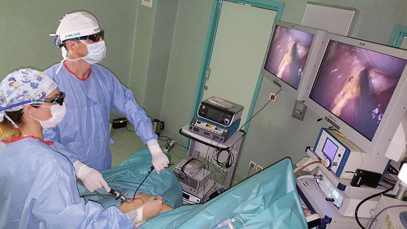 Cura laparoscopica a herniei inghinale - Procedeul TEP (extraperitoneal)